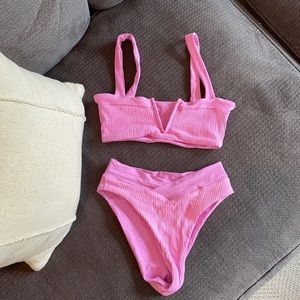 New L Space Pink Bikini Set